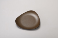 Assiette triangulaire en mélamine blanche pour servir des snacks et des steaks, couleur personnalisée, nouvelle sortie en novembre, pour restaurant et hôtel