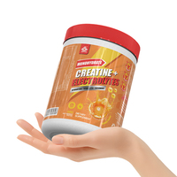Bubuk Creatine Monohydrate Oranye 5g Mikronisasi Tanpa Bahan Pengisi Meningkatkan Performa Fisik untuk Atlet Aktif Grosir 300G