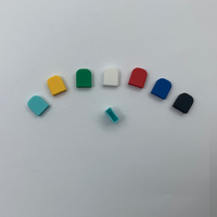 Capuchon anti-poussière en silicone réutilisable pour ferrule MPO MT à fibre optique, protection des extrémités, codage couleur, certifié 5G RoHS, vente en gros d'usine