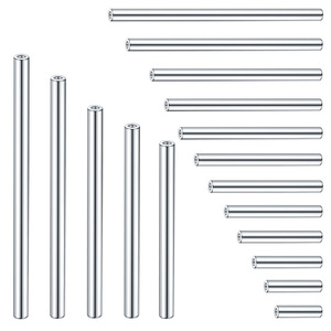 Tiges droites filetées intérieurement en titane G23, disponibles en plusieurs tailles et spécifications |   Idéal pour les bijoux de piercing corporel - Product Image 2