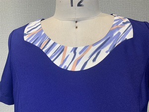 Abito casual stampato a vita alta da donna, vestito ampio per la <span class=keywords><strong>madre</strong></span> dello sposo - Product Image 6