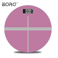 BL-1602 Échelle Intelligente Salle De Bains Ménage Ronde Balance Électronique Coloré Rond Numérique Échelle CE ROHS FCC