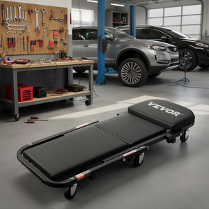 Tabouret d'atelier pliable Vevor 40 pouces en acier pour réparation automobile et outils de garage - Product Image 2