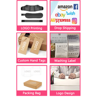 M L XL XXL Ceinture réglable Soutien de la taille avec ensemble de trois pièces Ceinture de soutien prénatal et postnatal de maternité Ceinture de ventre de grossesse