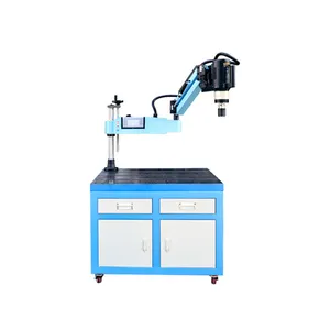 Universal automatic tap tools tapping arm electric drilling tapping machine M12-M48 with smart touch screen