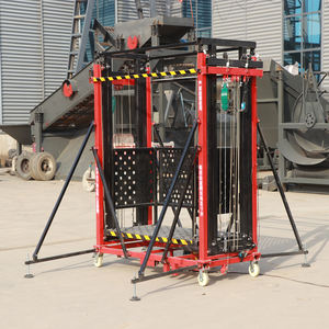 Nueva máquina de andamio de elevación eléctrica de 2-12m, andamio móvil exclusivo, plataforma de elevación de cables, carro, eslinga de <span class=keywords><strong>cuerda</strong></span> de alambre para comercio exterior - Product Image 5