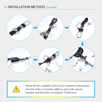 Housse de protection pour clé de voiture en cuir automobile pour Renault Koleos Kadjar Samsung QM5 QM6 2016-2018 Porte-clés de protection