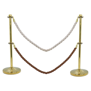 Innovador Poste de Control de Filas con Cuerda Dorada, Poste de Separación para Alfombra Roja, Barrera de 5m con Cuerdas para Frankfort - Product Image 4