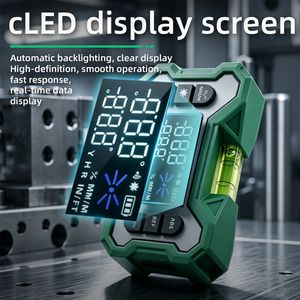 Nouveau rapporteur numérique avec niveau rouge et vert, inclinomètre <span class=keywords><strong>LED</strong></span>, règle <span class=keywords><strong>d</strong></span>'<span class=keywords><strong>angle</strong></span> numérique et boîtier de mesure <span class=keywords><strong>d</strong></span>'<span class=keywords><strong>angle</strong></span> numérique - Product Image 2