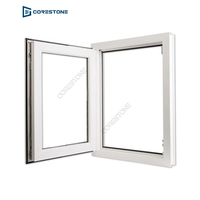 Fenêtre en vinyle avec Double verre, décontractée, en pvc