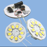 2700-6500K 12V G4 1W 2W 2.5W Bi-Pin BA15D T10 Festoon LED Ampoule pour Puck Lights Automotive Marine Lighting
