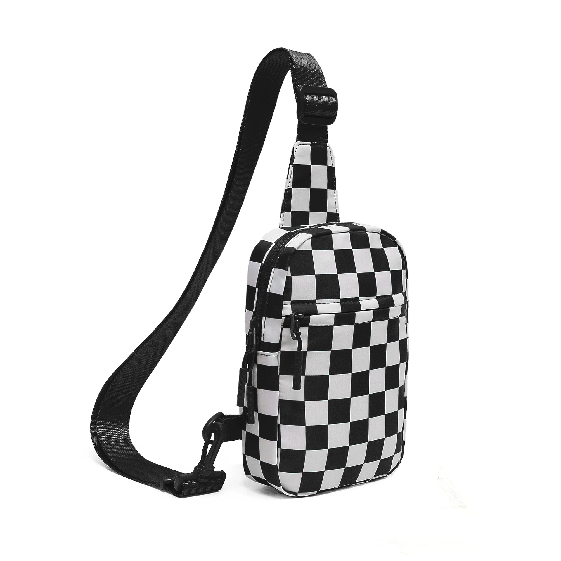 Motif damier noir et blanc