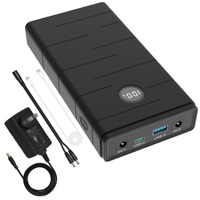 Batterie Li-Ion 18650 de 10,95 V 7000 mAh à haut rendement, pack de batteries 45 W à charge rapide pour projecteur portable et vêtements chauffants