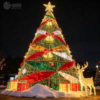 Décoration de renne rougeoyante faite à la main de qualité supérieure-Lanterne de renne LED pour décoration extérieure de Noël e
