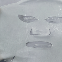 Masque facial en microfibre non tissée, doux et soyeux, à haute absorption d'eau, en tissu spunlace, hydratant et régulateur de sébum