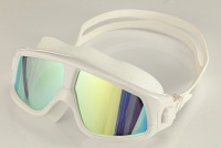 Lunettes de natation pour adultes à monture complète, matériau sain, vision large, populaires en gros