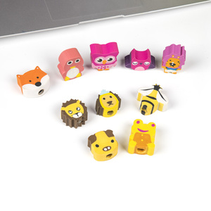 20 Cái Hình Dạng Động Vật Dễ Thương Tẩy Màu Bút Chì Topper Set Kid Gift - Product Image 4