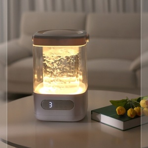 <span class=keywords><strong>Humidificador</strong></span> Ultrasónico de <span class=keywords><strong>Vapor</strong></span> Cálido de 4L, Calentamiento a 100 Grados, Luz LED de 7 Colores, Material de Vidrio y Plástico, para Auto y RV - Product Image 6