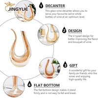 Carafe à vin en verre soufflé à la main en forme de cygne, sans plomb, pour bar et maison – Vente en gros, produit phare