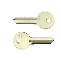 Marché asiatique prix usine conception personnalisée Ul050 maison clé vierge Nickel argent métal clés ébauches pour serrure à cylindre