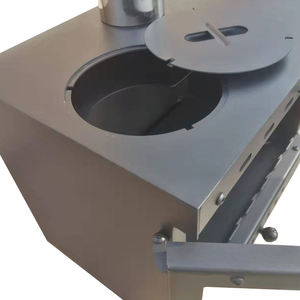 Nouveauté : Poêle à bois d'extérieur pour tente avec grande fenêtre en verre - pour le chauffage et la cuisine dans les grandes tentes - Product Image 5