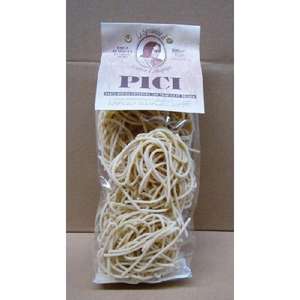 Pasta Pici Lorenzo Il Magnifico de Trigo Duro, Hecha a Mano, en Forma de Espiral, Bolsa de 500g - Product Image 1