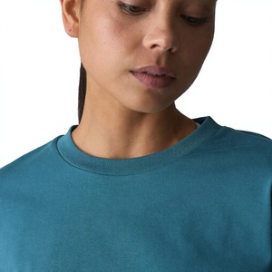 Camiseta de Manga Larga para Mujer, Directo de Fábrica, Mezcla de Algodón, Jersey Relajado, Informal, con Logotipo Personalizado, Marca Privada, Fabricante OEM - Product Image 4