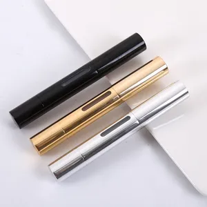 2024 New Aluminum 4ml Empty Twist Cuticle Lip Oil Cosmetic Pen With Window