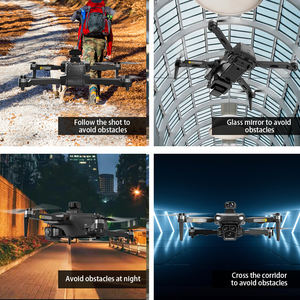 Mini <span class=keywords><strong>drone</strong></span> RC professionnel avec deux caméras 4K pliables Quadricoptère 1 km avec rétroéclairage LED Télécommande pour la pêche Application - Product Image 5