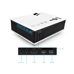 UC40 + 1080P LCD Chiếu 3D Mini Rạp Hát Tại Nhà Xách Tay Phương Tiện Truyền Thông Nhà Máy Nghe Nhạc Nhà Máy Chiếu Trường Mini Led Máy Chiếu UC40 UC40 + - Product Image 4