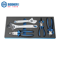 Juego de Herramientas Manuales BOOHER de Calidad Superior OEM, Alicates Mixtos, Llaves Ajustables, Acero al Cromo Vanadio, Hecho en China, 3 Años de Garantía