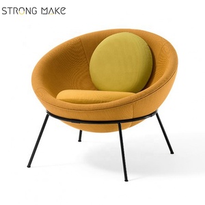 Odm/oem moderno <span class=keywords><strong>Bardi</strong></span> tazón de silla cubierta de hierro forjado redondo vintage ocio salón único sofá silla - Product Image 2