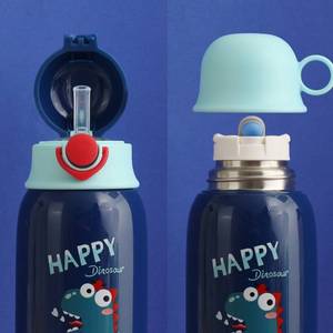 PINKAH – thermos isolé pour enfants, gobelet sous vide, animaux, flacon de voyage, tasse, flacon sous vide en acier inoxydable, 20oz - Product Image 3