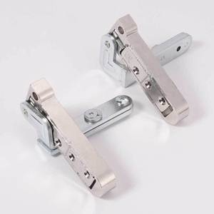 <span class=keywords><strong>Puerta</strong></span> <span class=keywords><strong>oculta</strong></span> Aleación de zinc I <span class=keywords><strong>Bisagra</strong></span> invisible de metal resistente <span class=keywords><strong>para</strong></span> puertas de madera de dormitorio Eje giratorio ajustable oculto hacia arriba y hacia abajo - Product Image 5