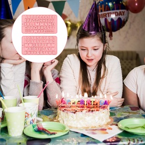 Moldes de Silicona para Letras y Números, 2 Piezas, Antiadherentes, para Chocolate, Dulces, Repostería, Decoración de Pasteles para Fiestas - Product Image 6