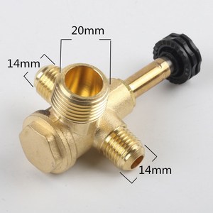 Clapet anti-retour en laiton 14mm 20mm pour outils pneumatiques, accessoires de compresseur d'air - Product Image 1