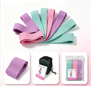 Banda de Resistencia Larga para Yoga y Pilates, Banda de Tensión para Ejercicios de Estiramiento de Espalda y Hombros en Casa - Product Image 1
