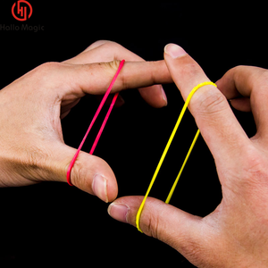 L'intero <span class=keywords><strong>Set</strong></span> di fasce intrecciate assortite Trick elastico elastico Color crema puntelli magici accessori - Product Image 4