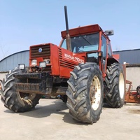 Traktor Bekas Traktor Fiat 110-90 140-90 160-90 4WD Peralatan Pertanian Traktor Mini Wheel Loader Massey Ferguson MF385