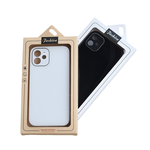थोक कम मोक क्राफ्ट पेपर स्मार्ट मोबाइल फोन सेल फोन केस पैकेजिंग बॉक्स - Product Image 1