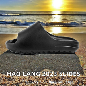 Hao <span class=keywords><strong>Lang</strong></span> 2023 été bout ouvert intérieur extérieur pantoufles Style noix de coco semelle épaisse respirant anti-dérapant nouveaux hommes femmes étrangers - Product Image 3