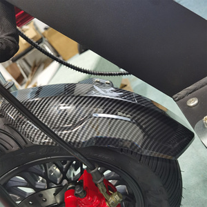 Garde-boue en plastique avec support de fixation pour trottinette électrique F8, protection anti-éclaboussures de roue avant, pièces de rechange pour réparation - Product Image 6