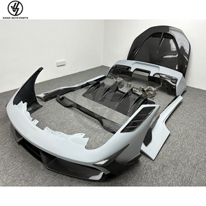 Nuevo Kit de Carrocería Estilo Speciale, Mitad Fibra de Carbono, Acabado Brillante, Tejido Twill, Parachoques, Capó, Escape para 458 Italia Spider 2010-2015 - Product Image 4