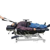 Table de chiropratique, flexion, distraction, décompression spinale, traction, civière, examen, canapé médical, lit de thérapie, table de traitement
