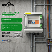 Parafoudre solaire robuste CYHA-6 500V DC PV 1 entrée 1 sortie avec connecteur MC4 intégré, protection contre les surtensions solaires IP65
