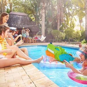 Pistol Air Dinosaurus Plastik Laris Manis dengan Pompa Super Daya Hisap untuk Permainan Air Musim Panas di Luar Ruangan untuk Anak-Anak - Product Image 2