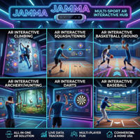 Système de projection AR pour simulateur multisports intérieur de golf, football et autres sports, JAMMA JM-AR-GF08