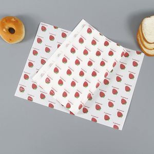 Custom Logo Parchment Baking Grease Proof <b>Paper</b> Custom Printed Greaseproof Food Grade <b>Wrapping</b> <b>Paper</b> for Food Bread Packaging - Product Image 1