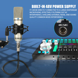 Mezclador <span class=keywords><strong>de</strong></span> <span class=keywords><strong>tarjeta</strong></span> <span class=keywords><strong>de</strong></span> <span class=keywords><strong>sonido</strong></span> <span class=keywords><strong>de</strong></span> audio en vivo USB A2 <span class=keywords><strong>con</strong></span> interfaz OTG <span class=keywords><strong>de</strong></span> alimentación fantasma <span class=keywords><strong>de</strong></span> 48V <span class=keywords><strong>tarjeta</strong></span> <span class=keywords><strong>de</strong></span> <span class=keywords><strong>sonido</strong></span> cambiador <span class=keywords><strong>de</strong></span> voz - Product Image 4