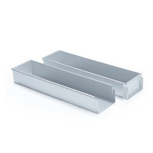 Moule à tiramisu rectangulaire sans couture en acier inoxydable à forme fixe pour la préparation de desserts froids et de gâteaux <span class=keywords><strong>au</strong></span> <span class=keywords><strong>fromage</strong></span> - Product Image 3